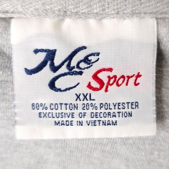 Vintage Golf Sweatshirt Mens Size 2XL 90s Gray Long May We Play American - Picture 5 of 6